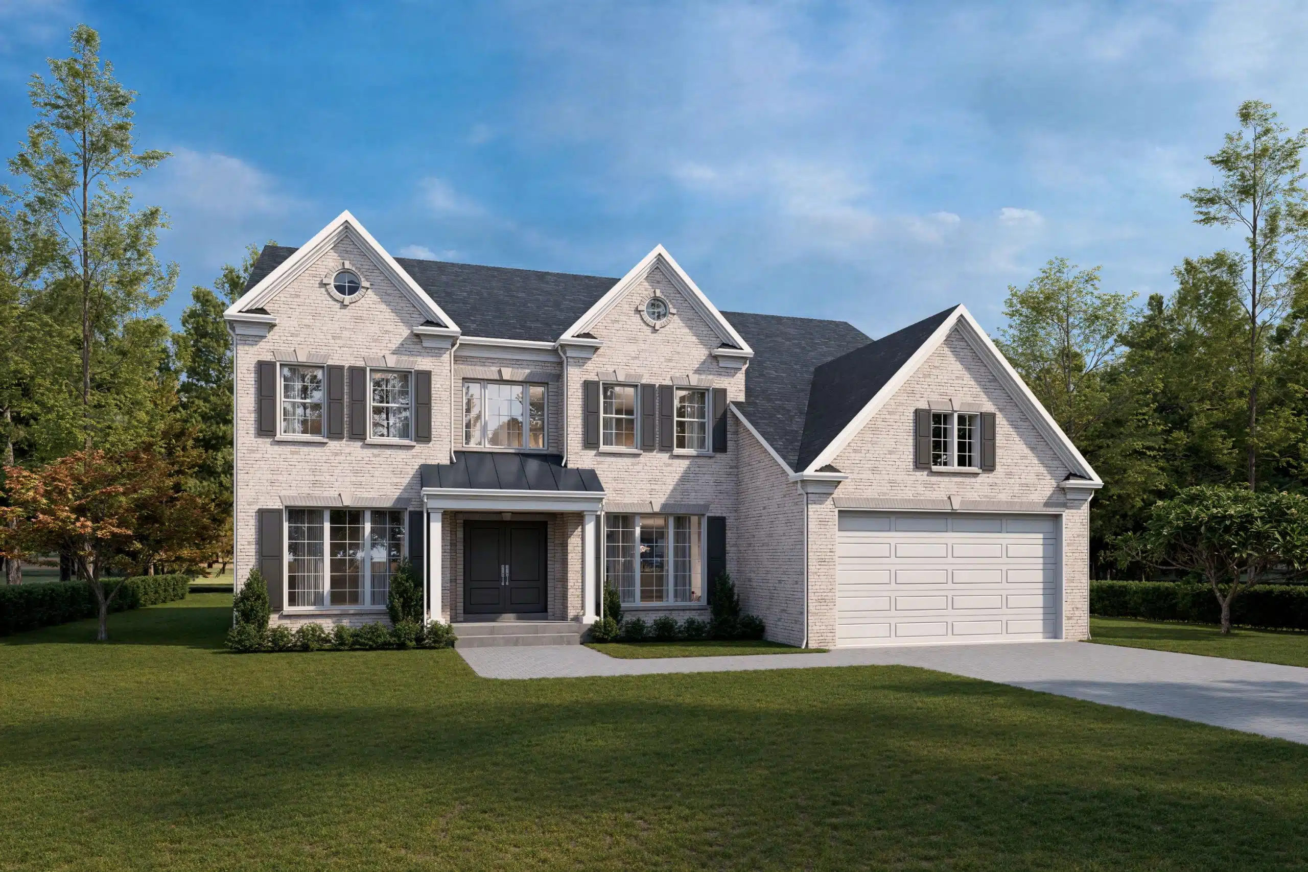 The Ashland A floor plan exterior